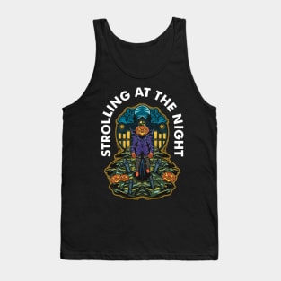 Halloween Design “Strolling At The Night” Tank Top